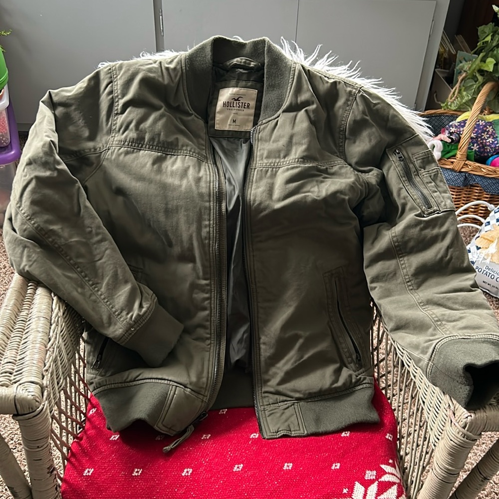 Med Olive green Hollister coat